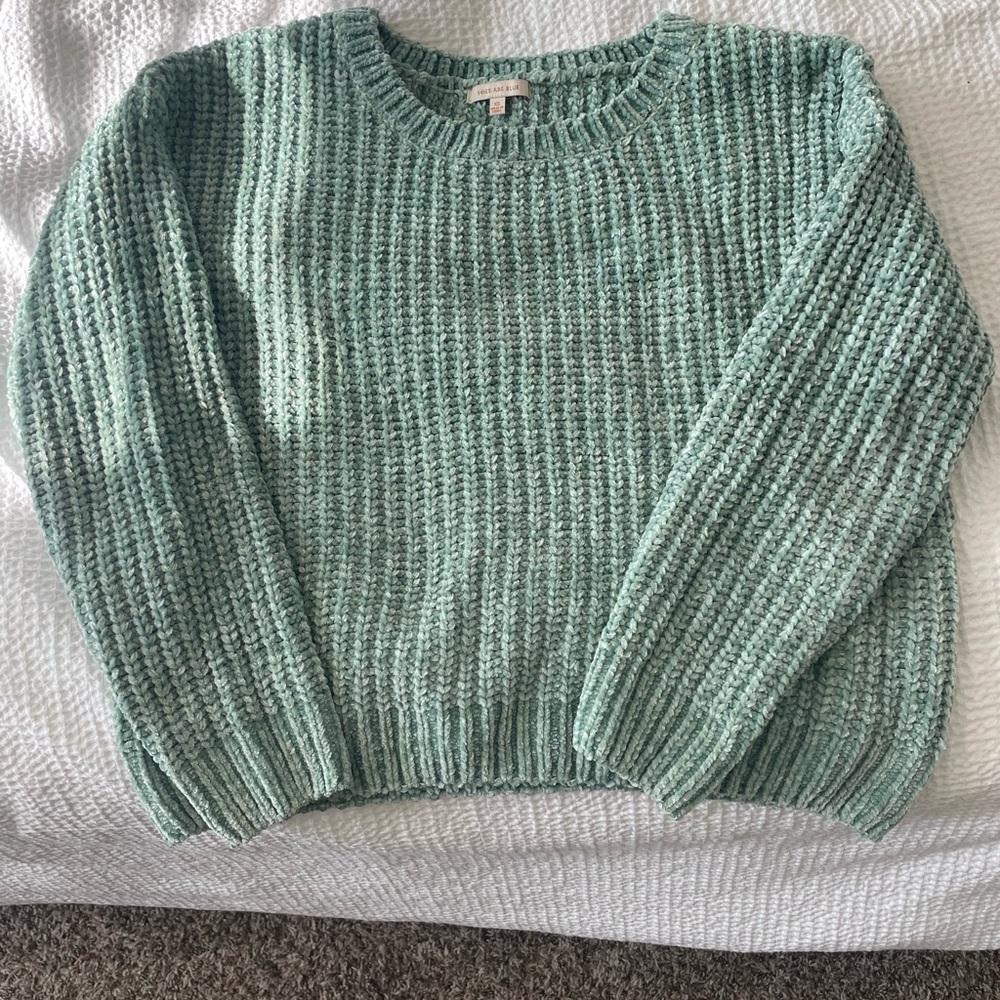 Skies Are Blue Chenille Sweater